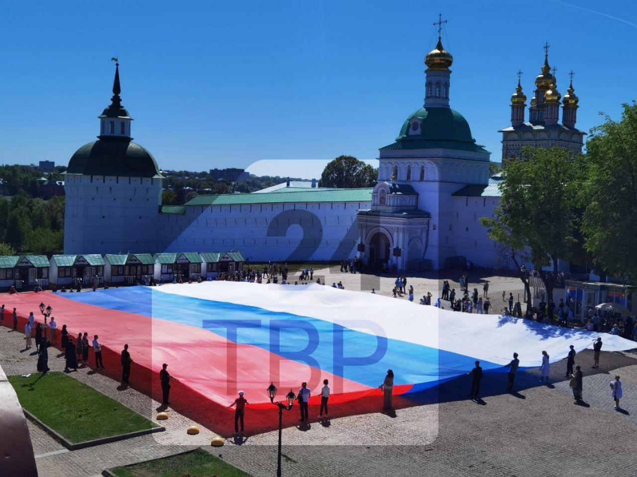 Российский флаг на Красногорской площади увидели на орбитальной станции МКС  | Новости | Телеканал ТВР24 | Сергиев Посад